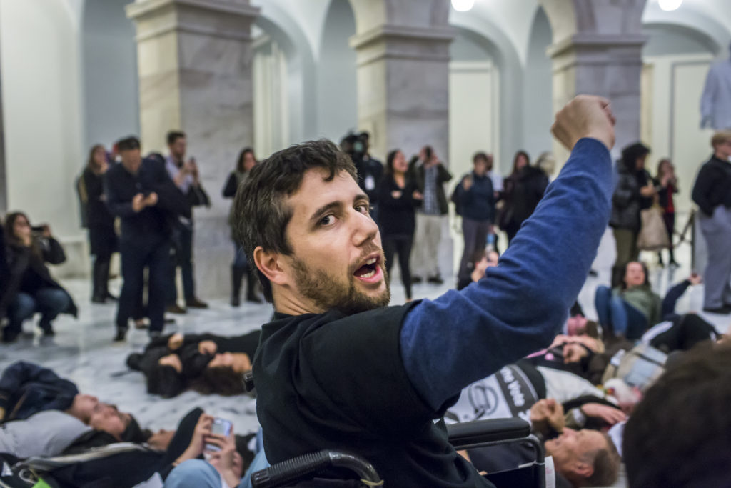 Protesters Arrested Following 'Die-In' Against GOP Tax Plan at Capitol Hill